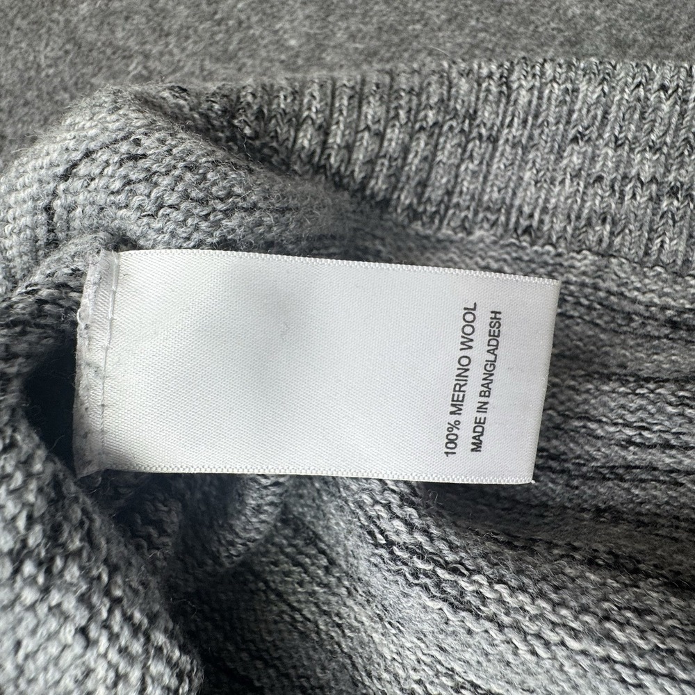 Alaskan Hardgear Merino Wool Knit Crewneck Sweater‎ Mens Sz XL Gray - Picture 10 of 15